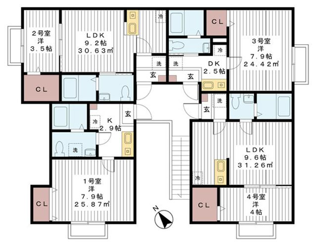 売りアパート 10,400万円 利回り 6.45%