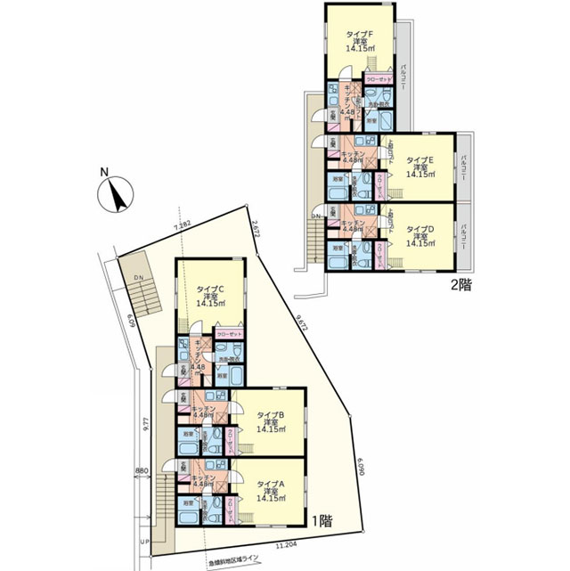 売りアパート 5,280万円 利回り 7.45%